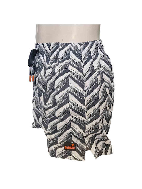 Men's Swimwear Shorts Blue with Patterns