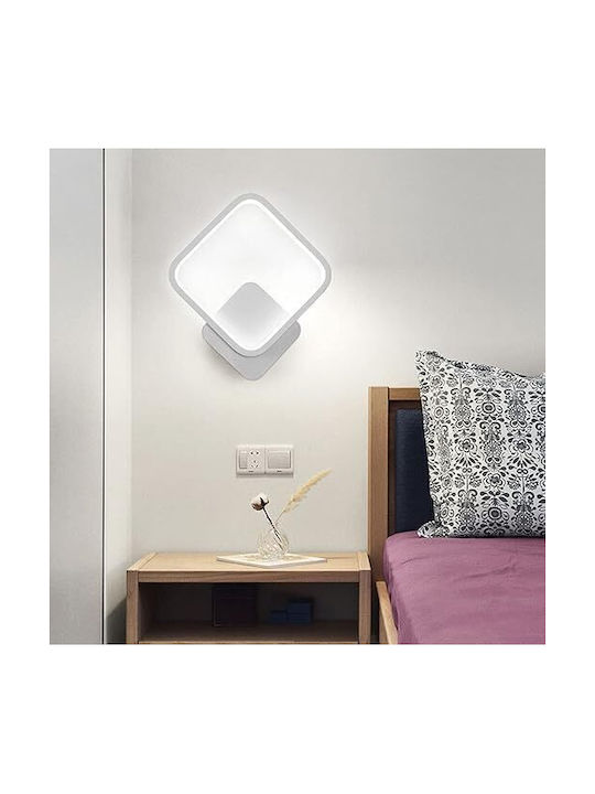 Zola Lumină De perete LED Alb 22.5x22.5x5.5cm