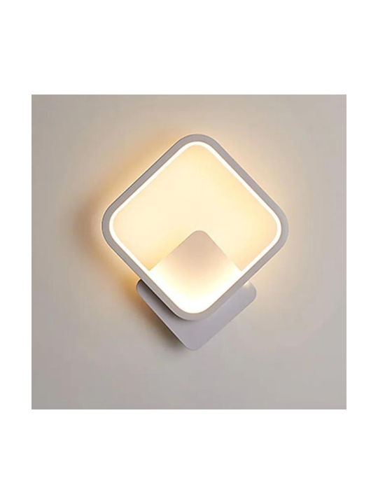 Lumină de Perete cu LED Integrat și Lumină Alb Natural 22.5x22.5x5.5cm