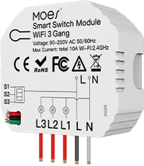 Smart Smart Switch 3 Καναλιών Wi-Fi