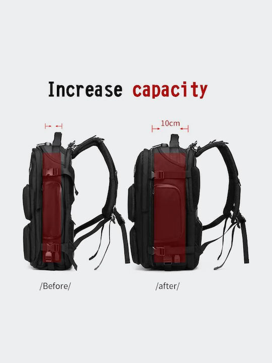 Ozuko Backpack Αδιάβροχο 42.5lt Μαύρο