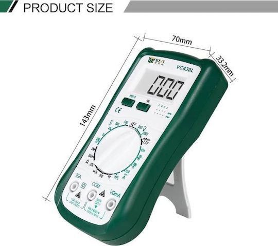 Best Ψηφιακό Πολύμετρο Τσέπης με Μέτρηση AC / DC TOOL-MVC830L