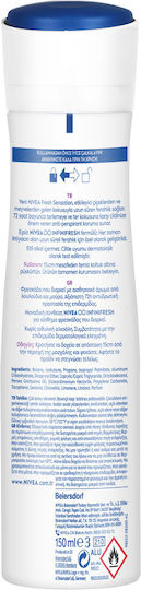 Nivea Fresh Sensation Deodorant 72h Spray 150ml