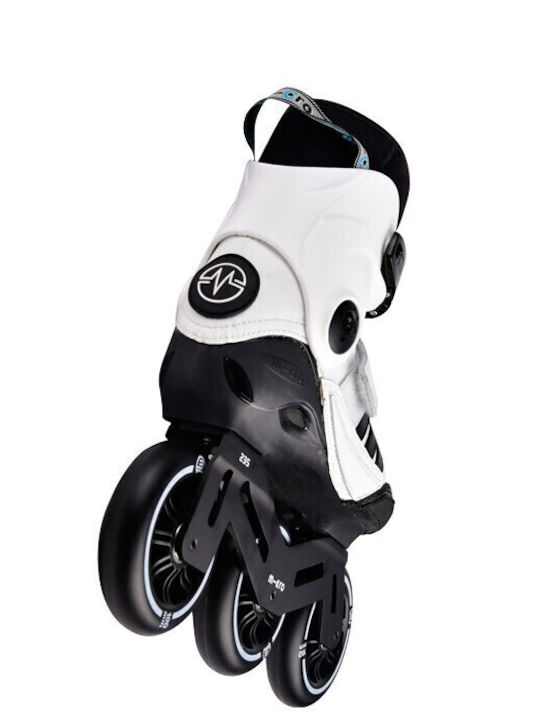 Micro Beat Inline Αυξομειούμενα Rollers Λευκά Ενηλίκων