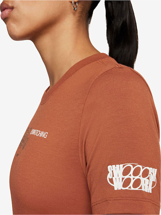 Sportswear Women's Athletic T-shirt Orange