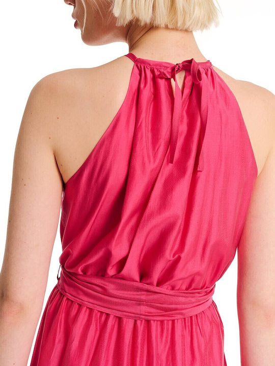 Summer Maxi Dress for Wedding / Christening Fuchsia