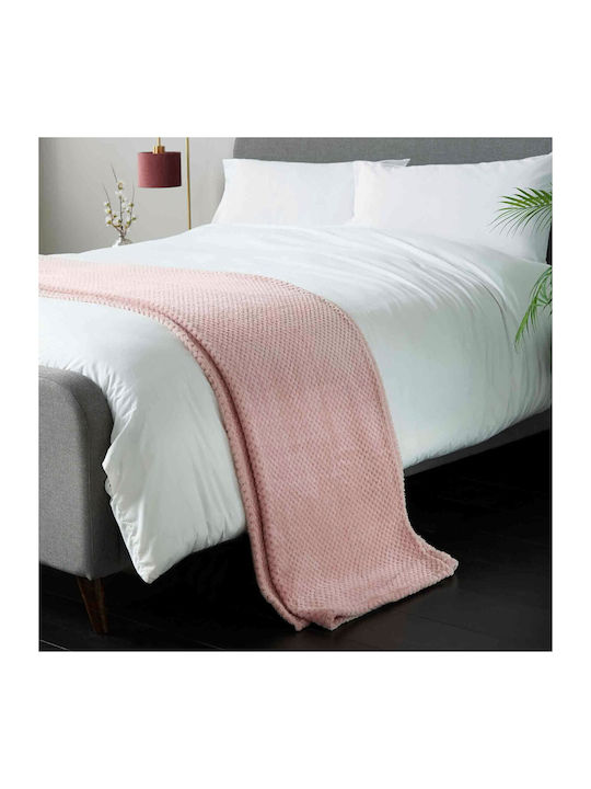 Sidirela Blanket Sherpa Fleece Single 160x220cm Arktos Pink