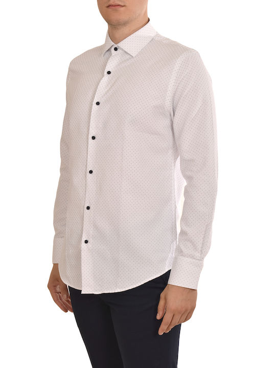 Vittorio Artist Men's Shirt Long Sleeve White