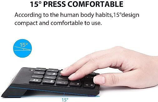 ZE1AK83QWS6A Fără fir Tastatură numerică