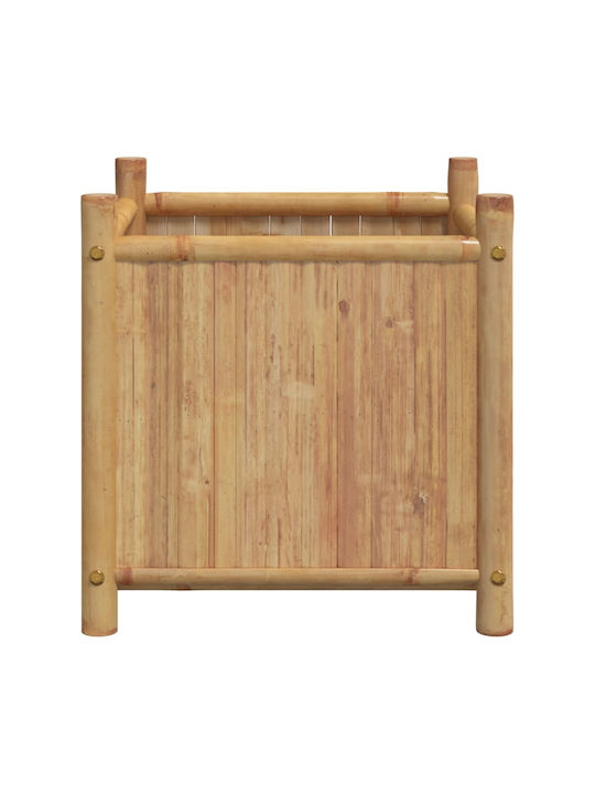 vidaXL Planter Box Bamboo Bamboo 50x50x50cm.