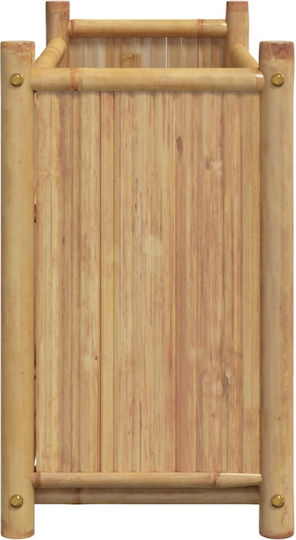 Ζαρντινιέρα 100x30x50 Εκ Μπαμπού Καφέ 100 X 30 X 50 Cm