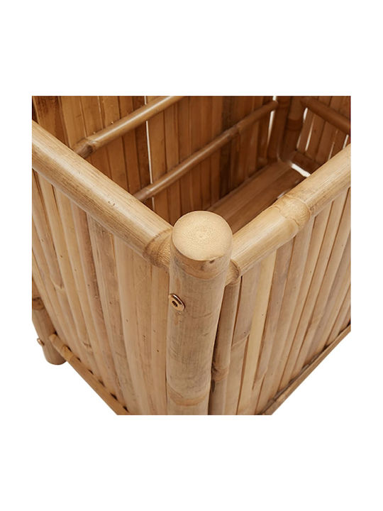 vidaXL Planter Box Bamboo Brown 50x30x50cm.