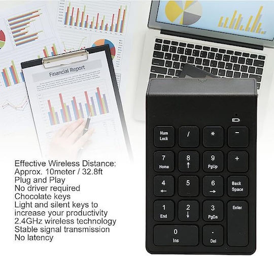 ZE1AK83QWS6A Fără fir Tastatură numerică