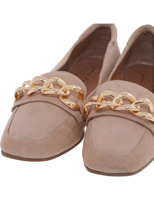 Дамски Loafers в Бежов Цвят
