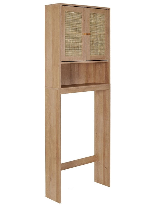 The Home Deco Factory Επιδαπέδια Ραφιέρα Μπάνιου Ξύλινη 60x20x166cm