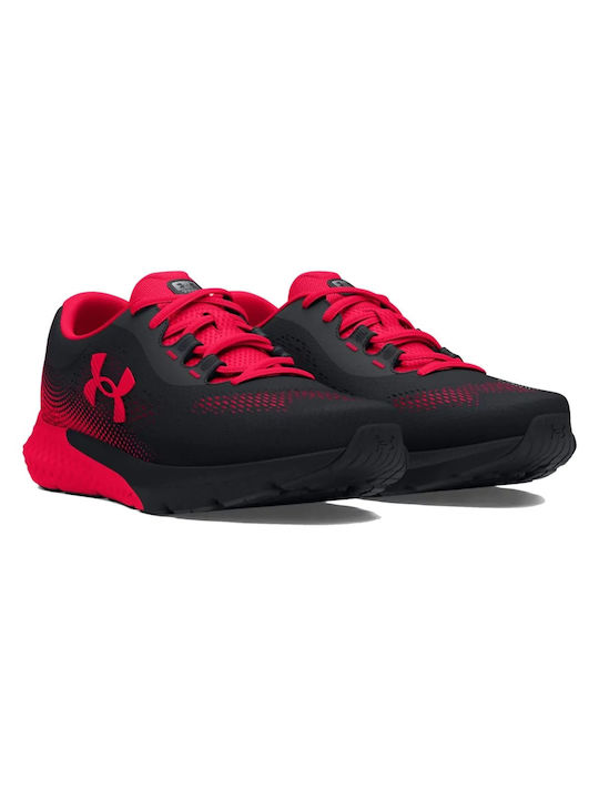 Under Armour Ua Charged Rogue 4 Ανδρικά Αθλητικά Παπούτσια Running Μαύρα