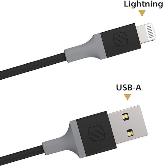 Scosche Regular USB-A la Cablu Lightning 1.2m (i34BY-SP)