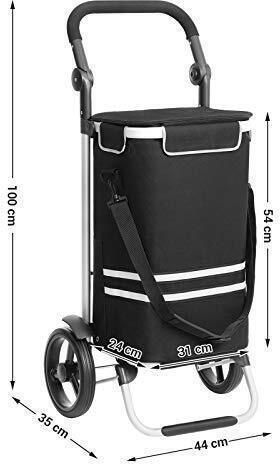 Shopping Trolley Black 100x100x100cm KST03BK