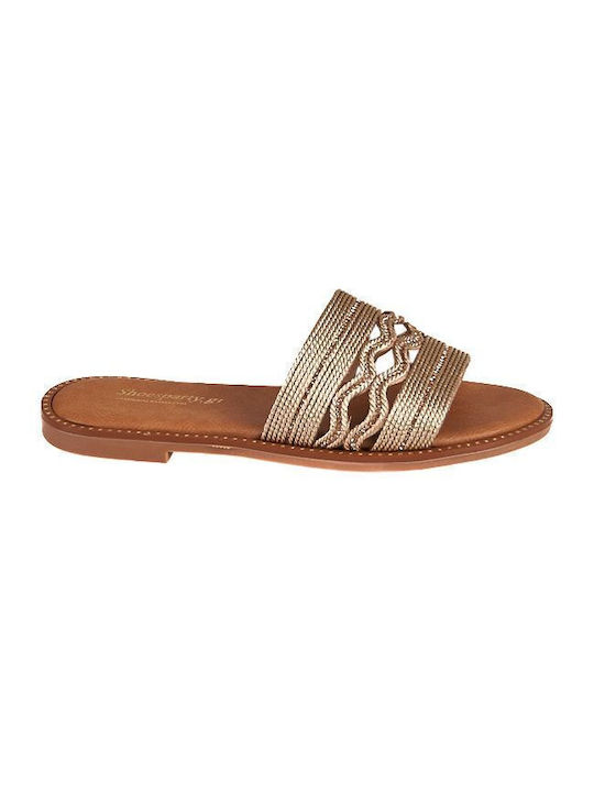 Elenross Women's Flat Sandals in Beige Color