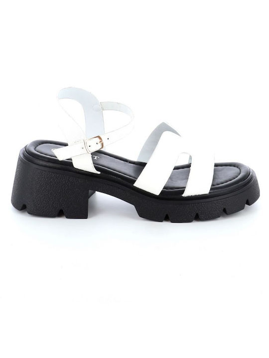 B-Soft Damen Sandalen in Weiß Farbe