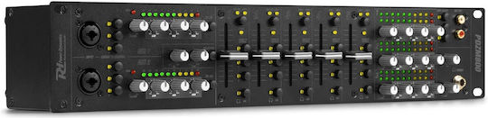Power Dynamics Pdzm800 Rack Mount Audio Mixer Installation with 7 Channels and 3 Matrix Zone Outputs