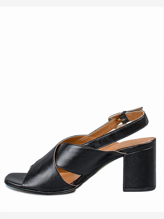 Leather Sandals Black