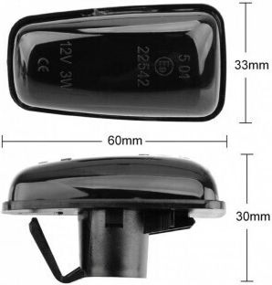 License Plate Lights Led 12V for Peugeot 106 / Expert / Partner / 306 / 406 / 806 2pcs