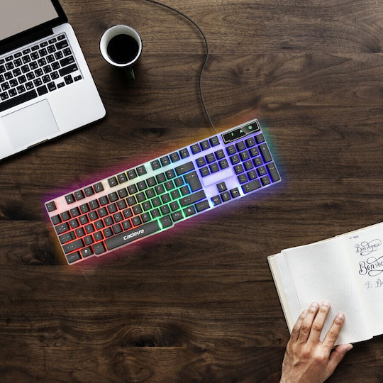 E203-2 Gaming Tastenfeld mit RGB-Beleuchtung (Englisch US)
