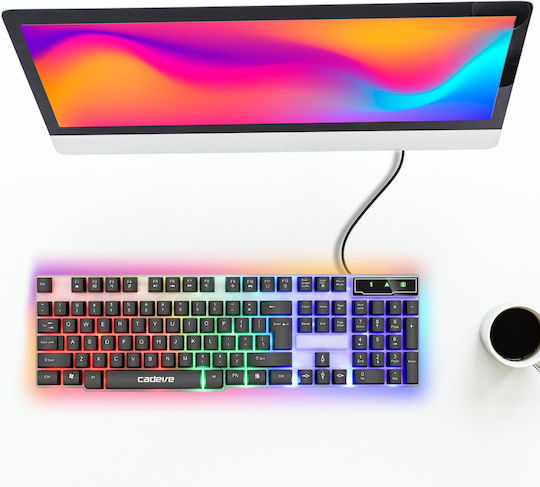 E203-2 Gaming Tastenfeld mit RGB-Beleuchtung (Englisch US)