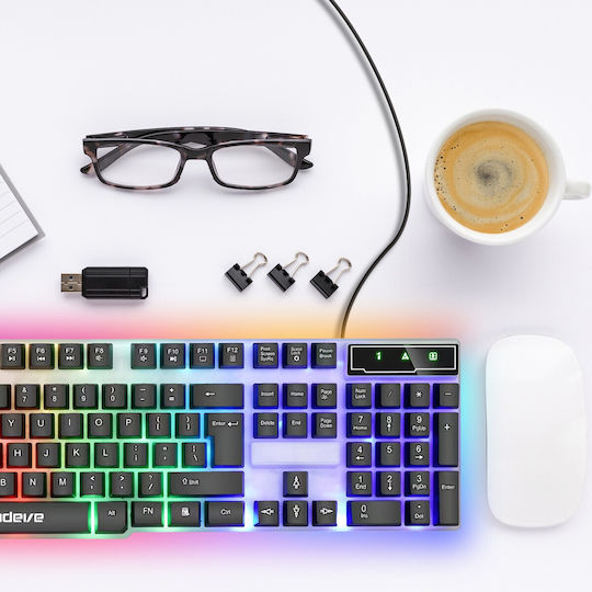 E203-2 Gaming Tastenfeld mit RGB-Beleuchtung (Englisch US)