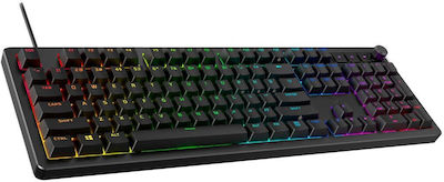 HyperX Alloy Rise Gaming Keyboard with HyperX Red switches and RGB lighting (English US)