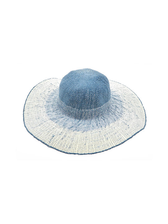 Verde Wicker Women's Hat Blue