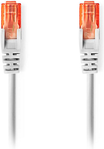 Nedis U/UTP Cat.6 (Gigabit) Καλώδιο Δικτύου Ethernet 3m Γκρι
