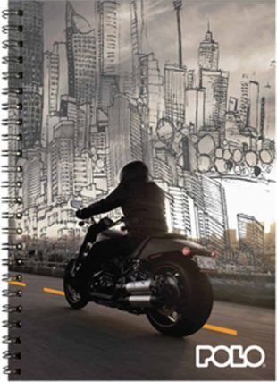 Polo Spiral Notebook Ruled 60 Sheets Dino 1pcs (Μiscellaneous Designs)