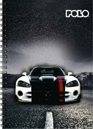 Polo Spiral Notebook Ruled 90 Sheets Dino 1pcs (Μiscellaneous Designs)