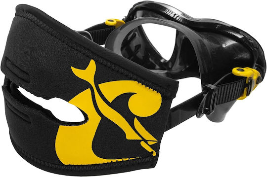 Pony Tail Neo Mask Strap Cover Schwarz Gelb