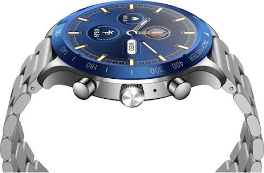 Riversong Motive 9 Max Smartwatch mit Pulsmesser (Silber)