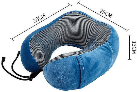 Μαξιλαράκι Ταξιδίου Μαξιλαράκι Memory Foam Μπλε