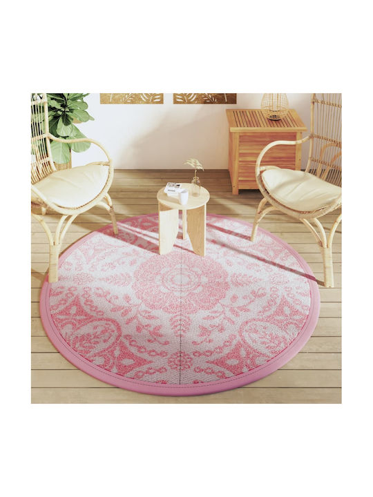 vidaXL Rug Outdoor Round ROZ