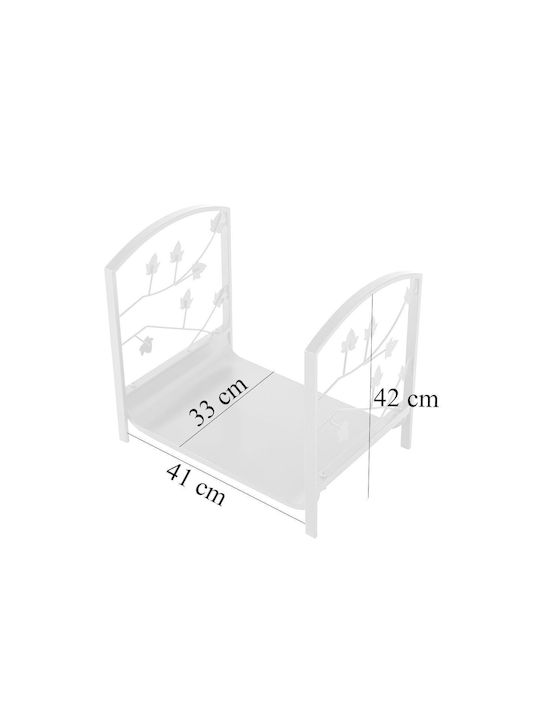 Strend Pro Lemn Raft Depozitare lemne 40x37x31cm Negru