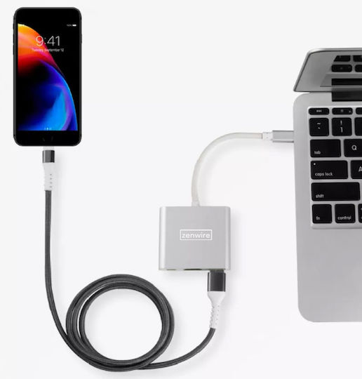 Zenwire Adapter 3-in-1 Hub USB-C 4K HDMI PD MacBook Dex Zenwire