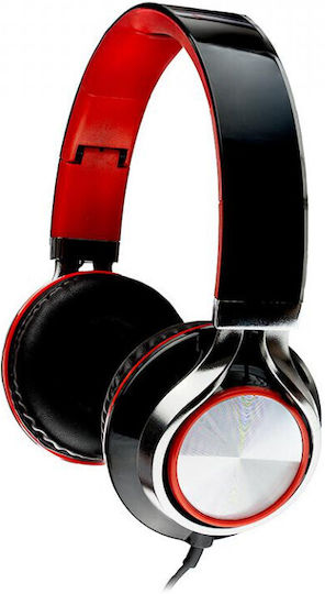 Spacer Wired On Ear Headphones Red