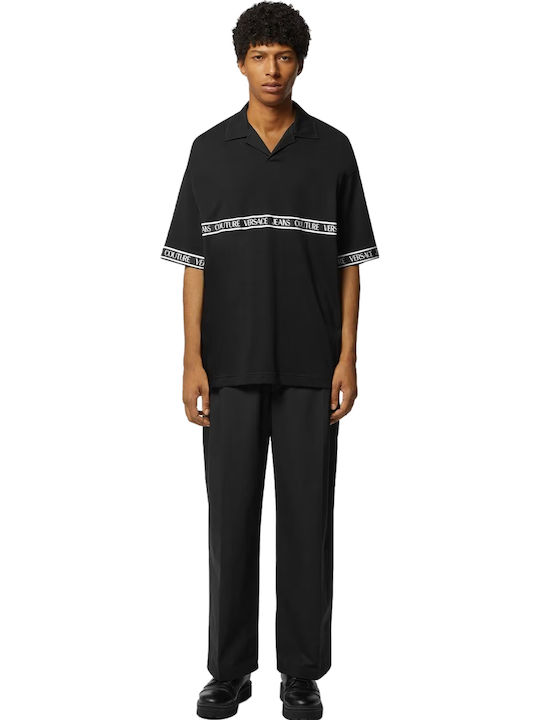 Polo Short Sleeve Blouse Black