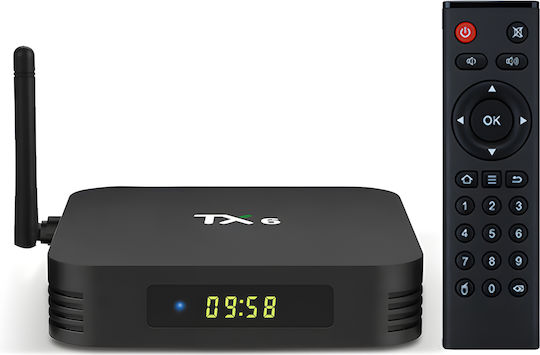 TV Box TX6 4K UHD with WiFi USB 3.0 4GB RAM and 4GB Storage Space with Operating System Android