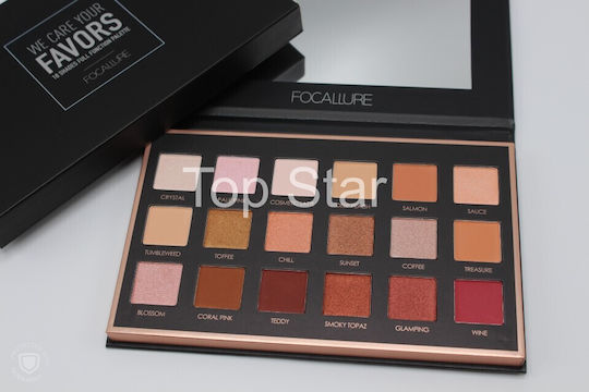 Focallure We Care Your Favors 02 Neutrals 18-Color Eye Shadow Palette