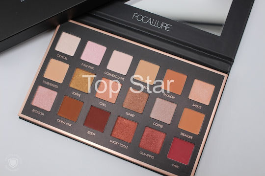 Focallure We Care Your Favors 02 Neutrals 18-Color Eye Shadow Palette