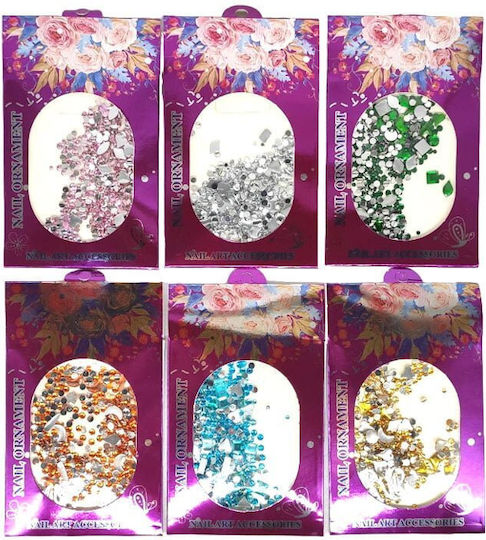 Ornament Deco Nail Design Accessories in Green Color 1pcs