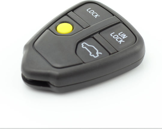 CarGuard Carcasă cheie auto cu lamă cu 4 butoane pentru Volvo