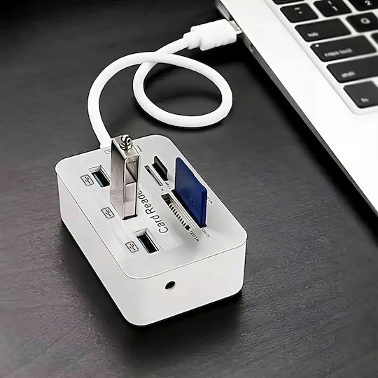 USB Hub with 2 Ports USB 3.1 with USB-A Connection