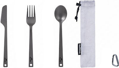 Naturehike Nobu Titanium Cutlery Set Grey